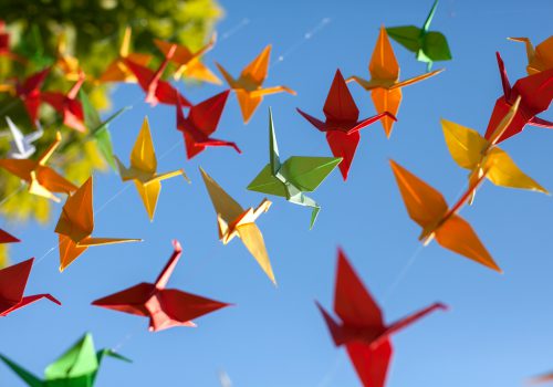 Origami birds
